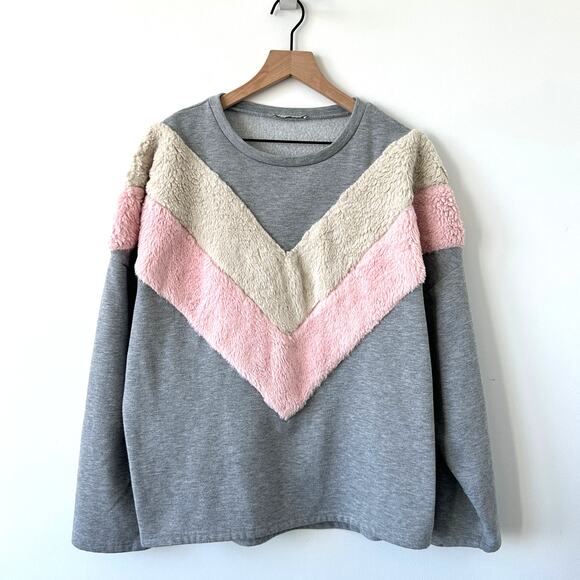 Zara Trafaluc Oversized Sweatshirt Size M - Picture 3 of 11